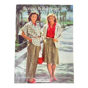 Montgomery Ward Spring Summer 1984 Fashion Clothing Furnishings Home Catalog